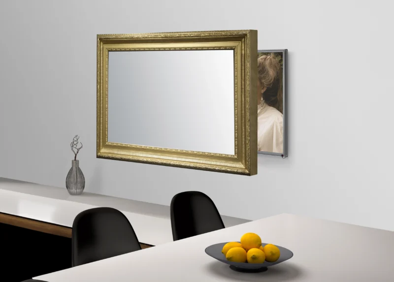 Carlo Gold Mirror TV Frame