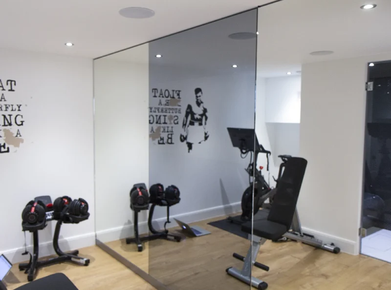 Gym Mirror TV with Normal Glass
