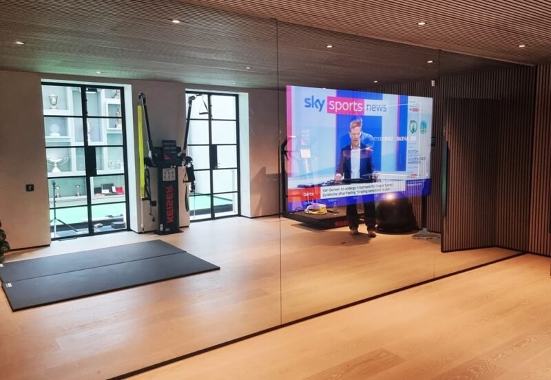 Gym Wall Mirror TV