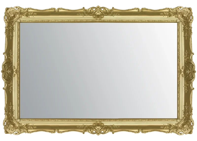 Kingston Gold TV Mirror Frame