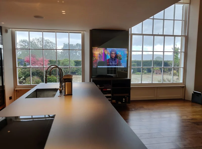 Kitchen Frameless TV