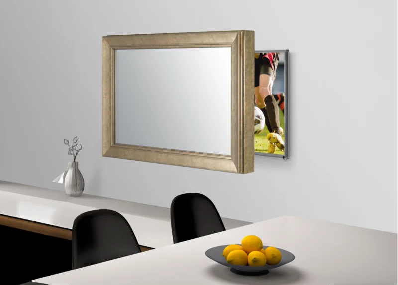 New York Bronze Mirror TV Frame