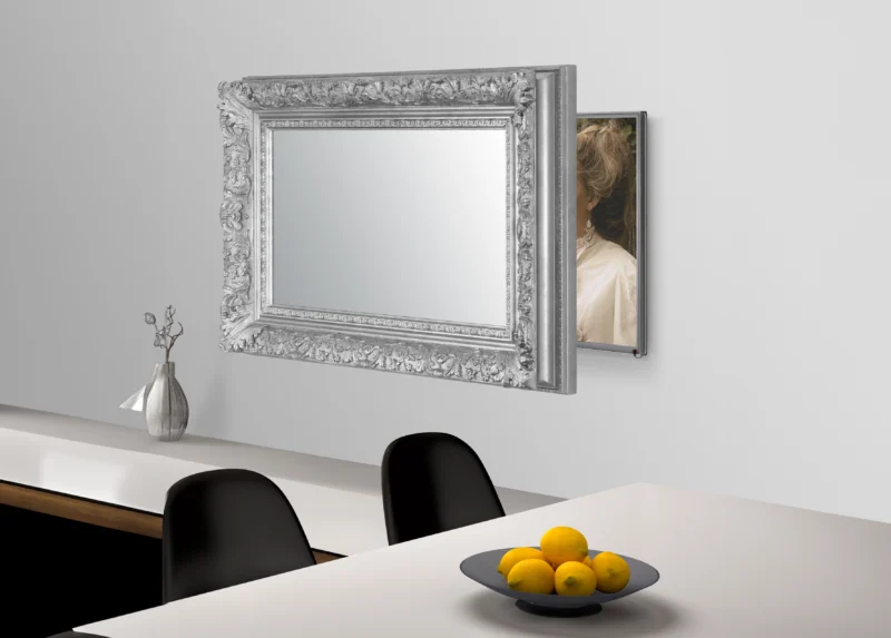 Barbican Silver Mirror TV Frame