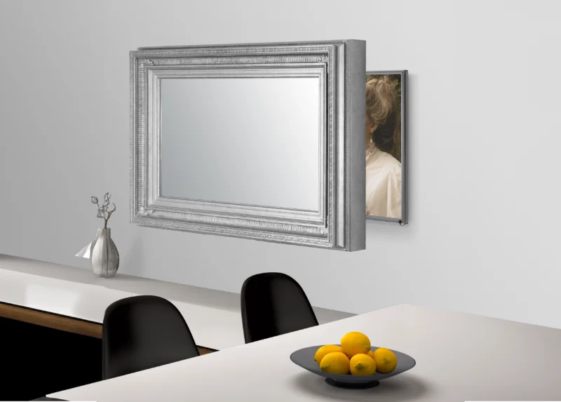 Regency Silver Mirror TV Frame