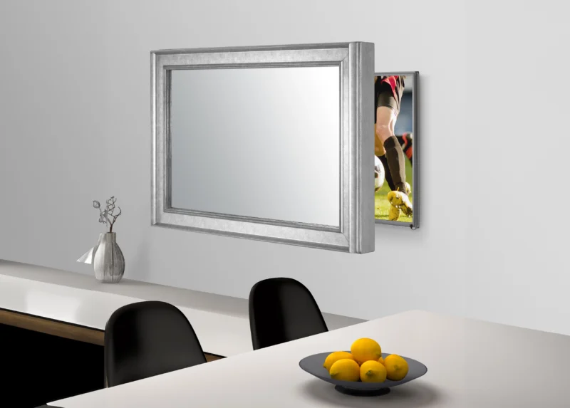 Everest Silver TV Mirror Frame