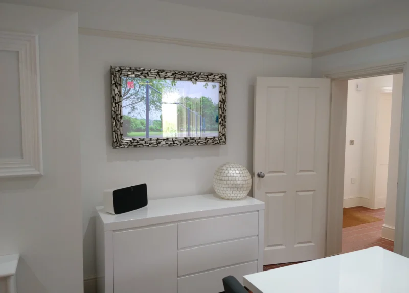 Stonehenge Mirror TV Frame On