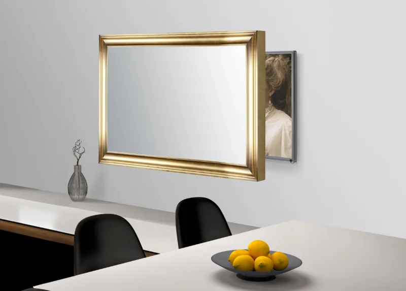 Sydney Gold Mirror TV Frame 1 scaled