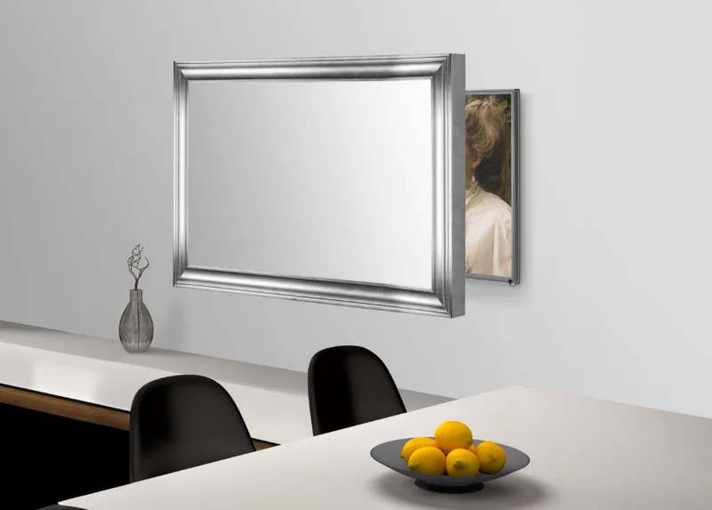 Sydney Silver Mirror TV Frame 1 scaled