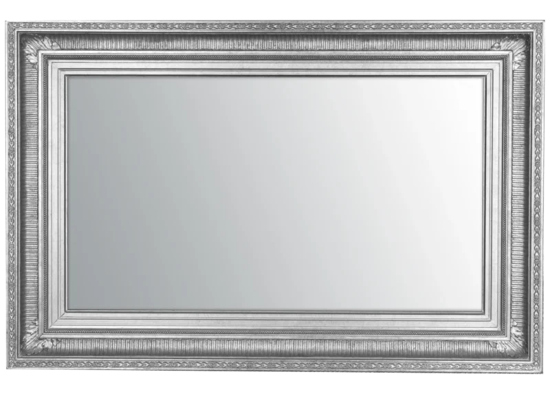 regency silver Mirror TV Frame