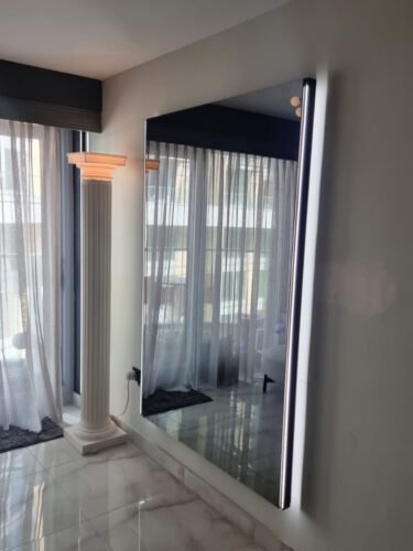 Frameless Mirror TV with LED side depth