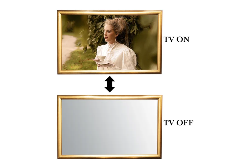 ON-OFF Dome Gold TV Frame