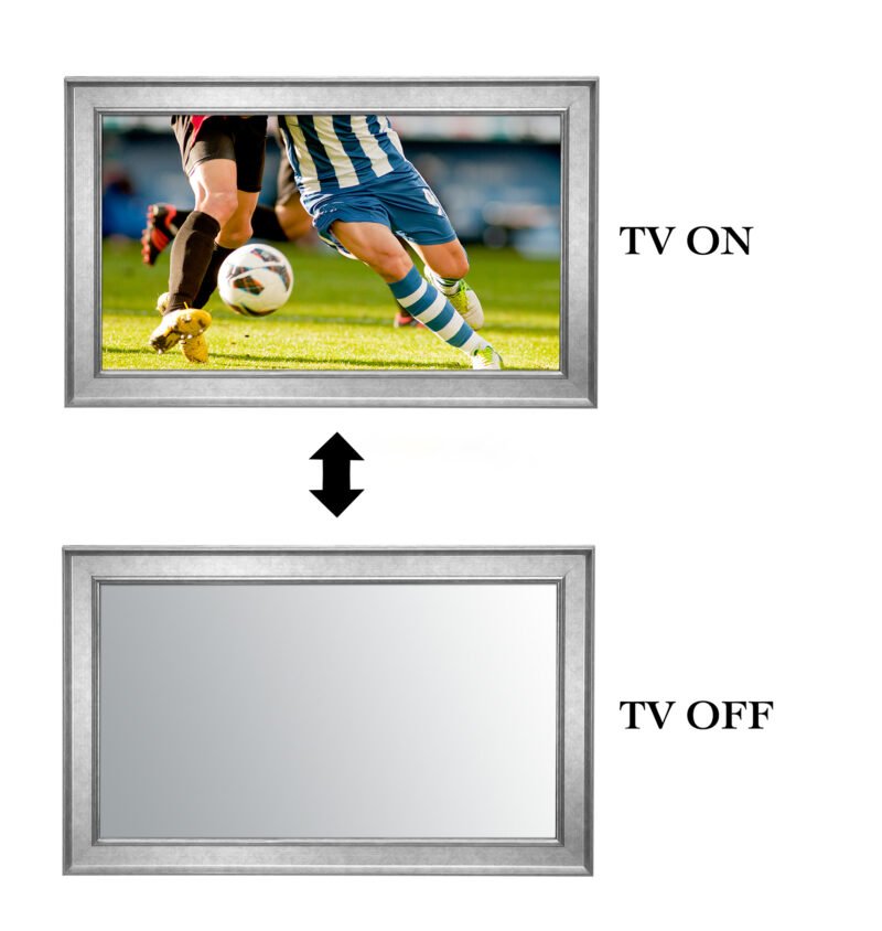 ON-OFF Everest Silver Mirror TV