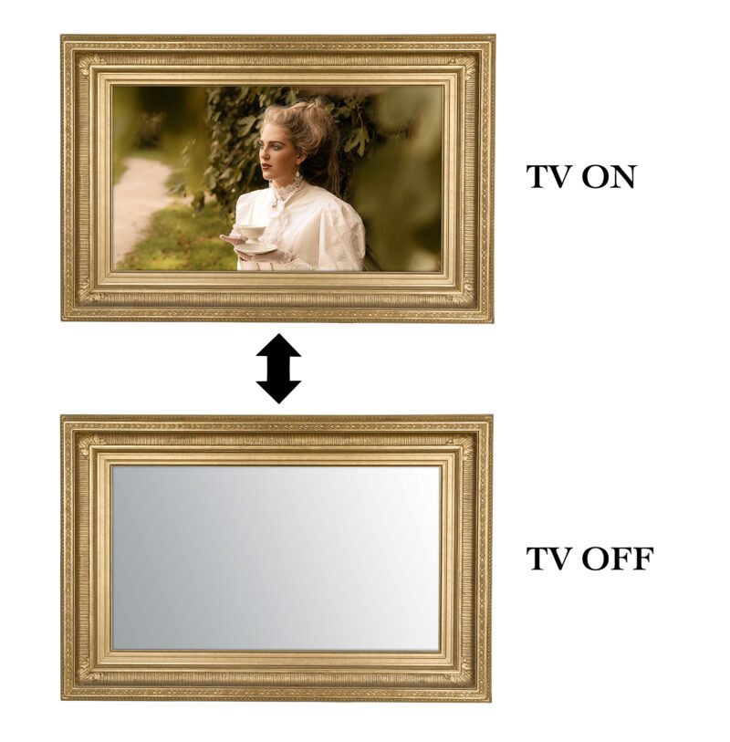 ON-OFF Regency gold mirror