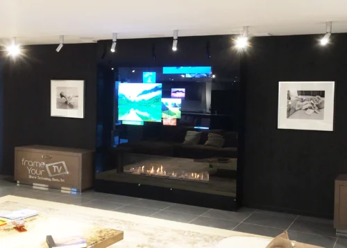 Fireplace Cladding Mirror TV Brighton