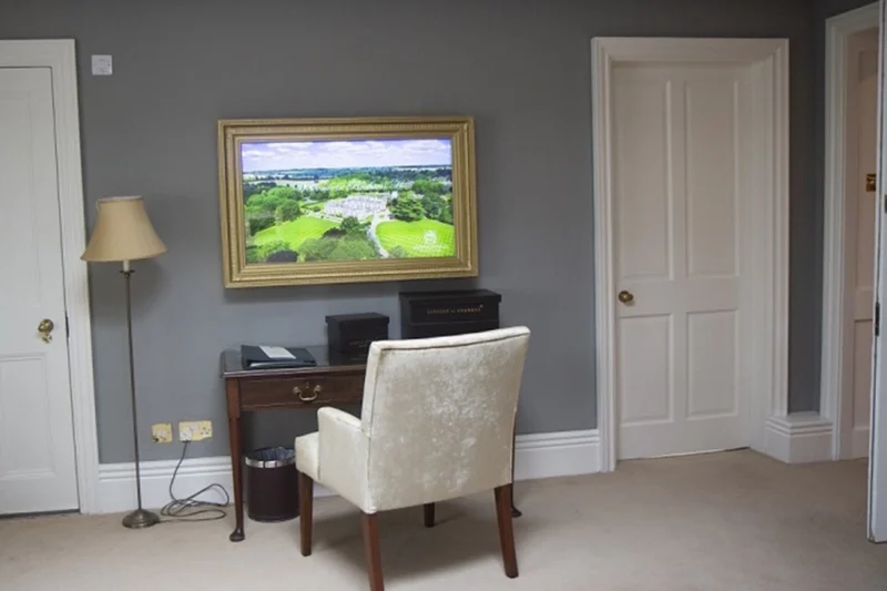 43 Regency Mirror TV Frame - Rushton Hall Hotel